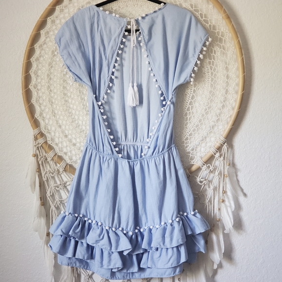 NWOT Peixoto Nissi Pom-Pom Dress Swim Cover-Up - Picture 2 of 14